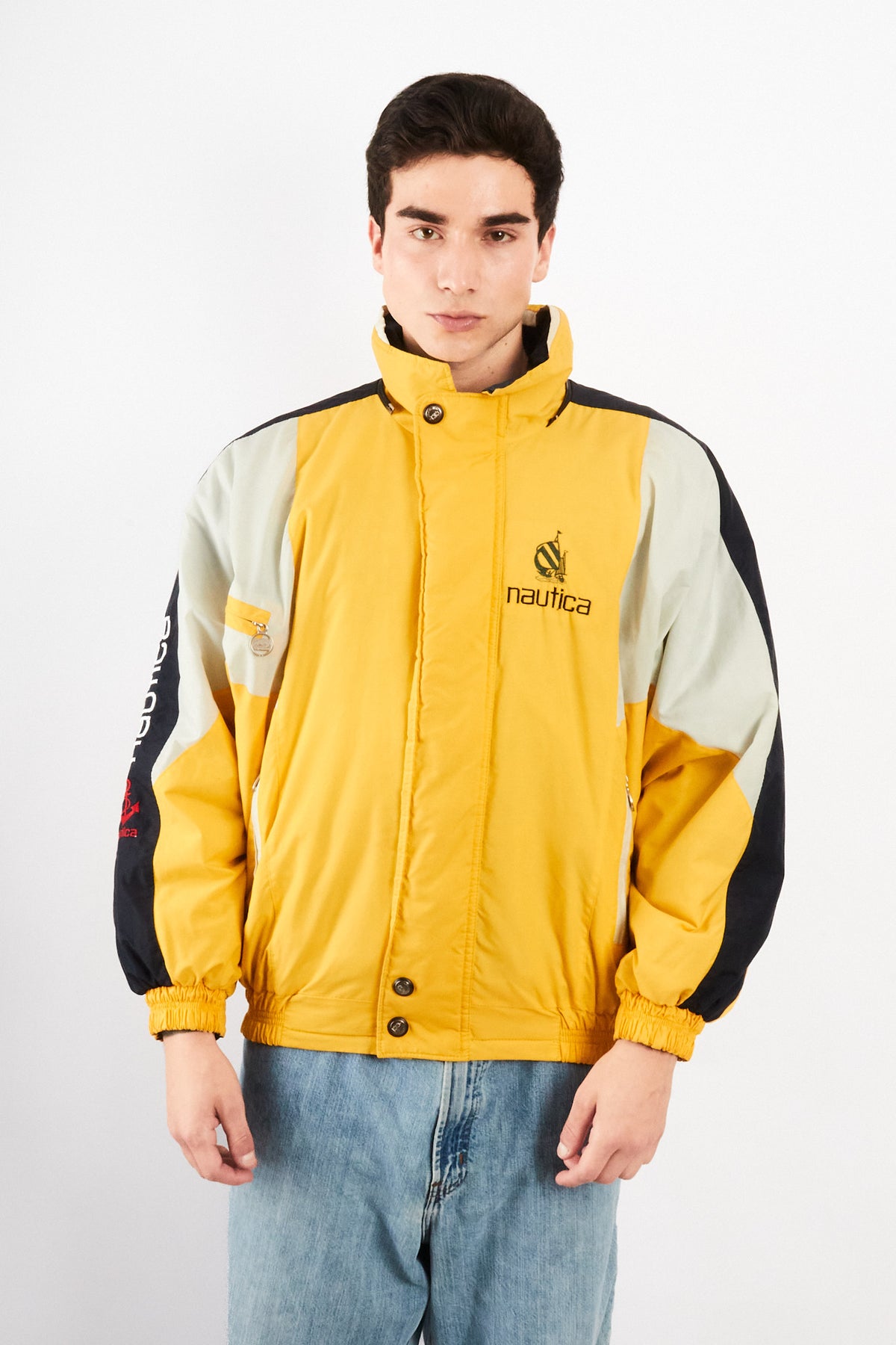 1990 Vintage Nautica Colorblock Reversible Jacket (M/L)