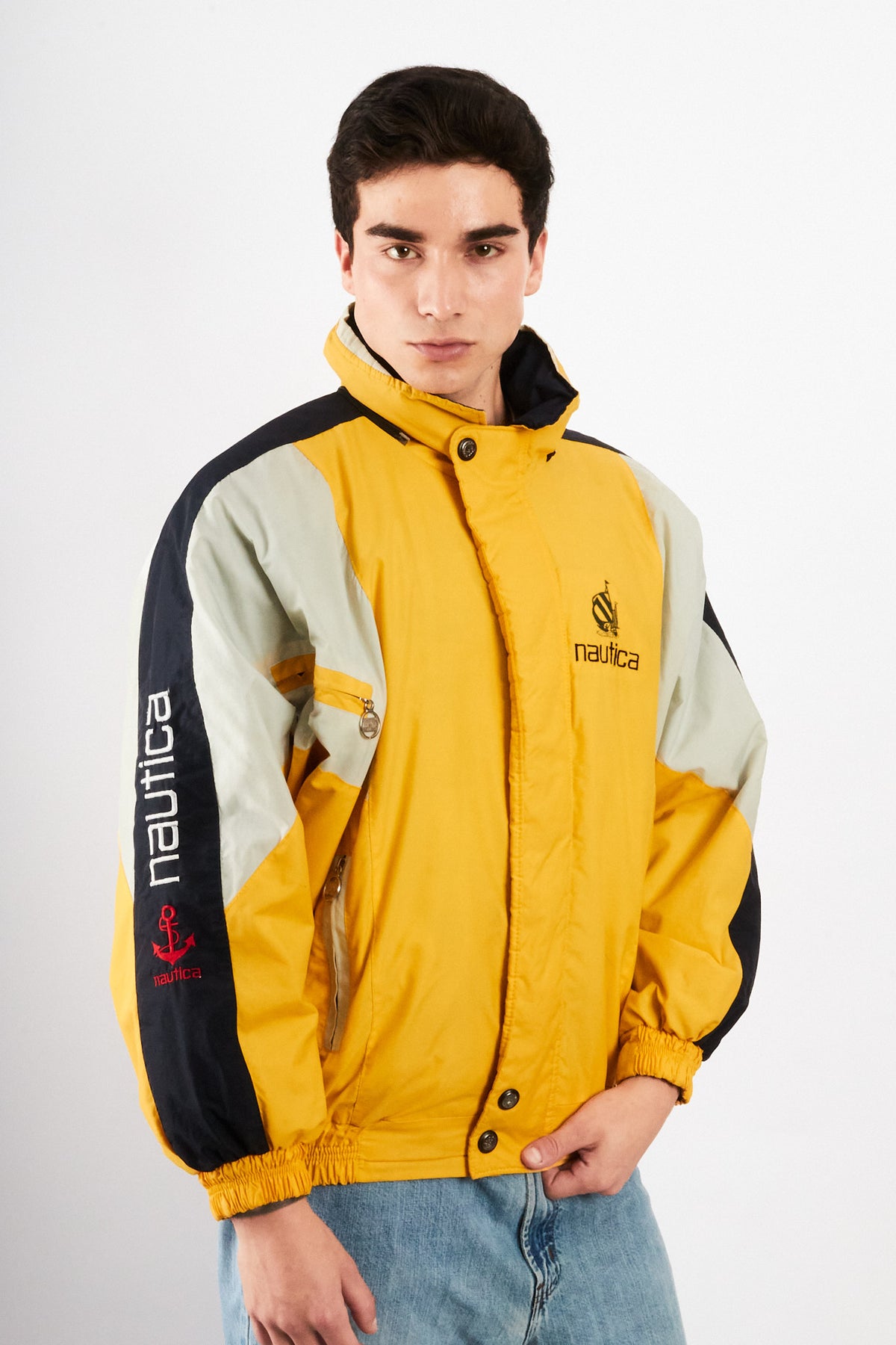 1990 Vintage Nautica Colorblock Reversible Jacket (M/L)
