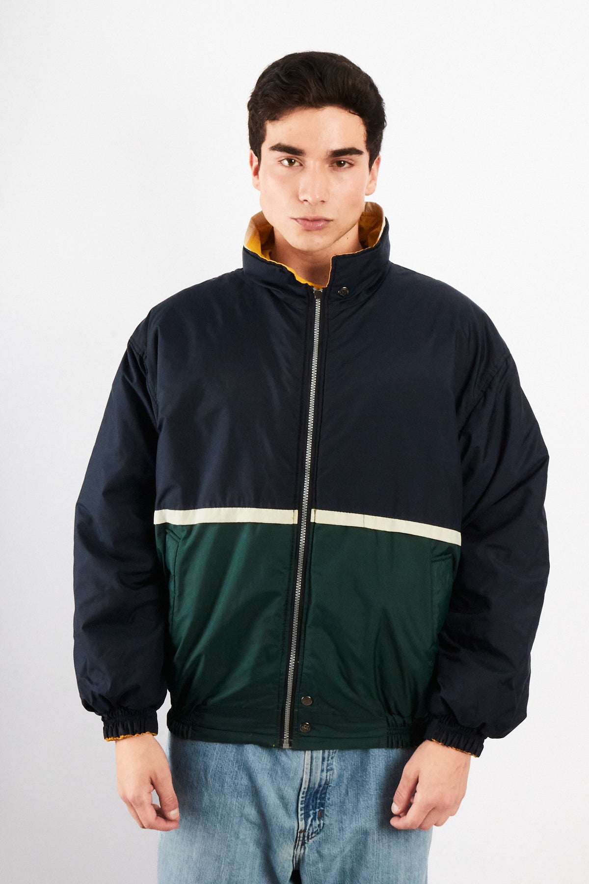 1990 Vintage Nautica Colorblock Reversible Jacket (M/L)