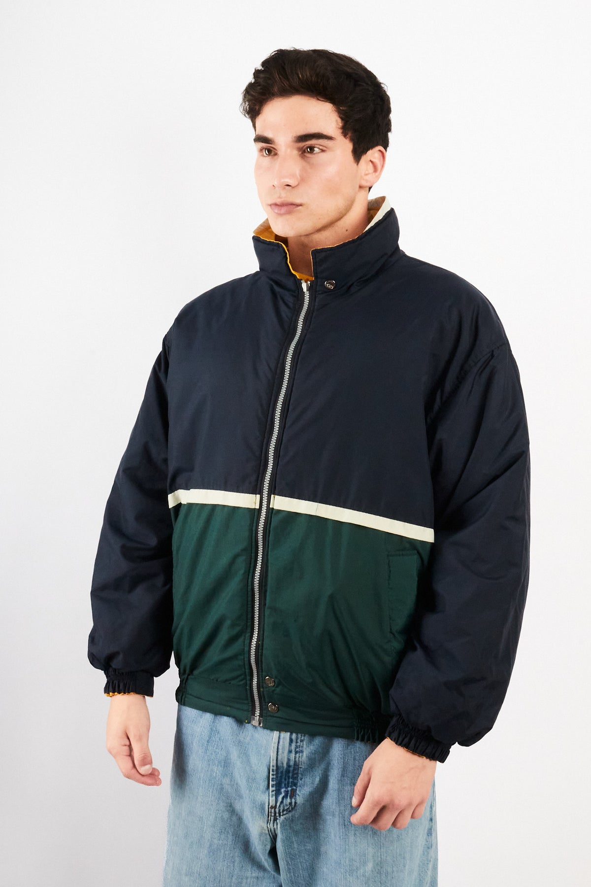 1990 Vintage Nautica Colorblock Reversible Jacket (M/L)