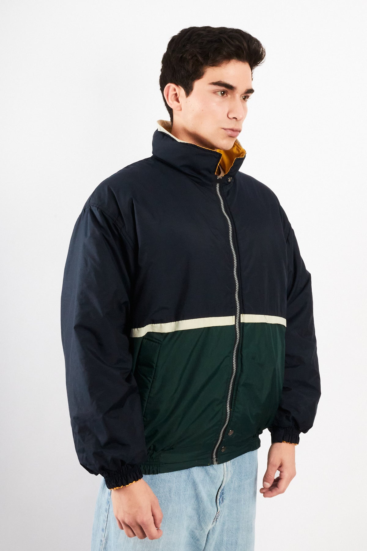 1990 Vintage Nautica Colorblock Reversible Jacket (M/L)