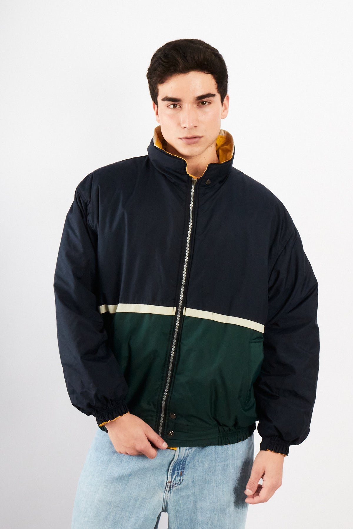 1990 Vintage Nautica Colorblock Reversible Jacket (M/L)