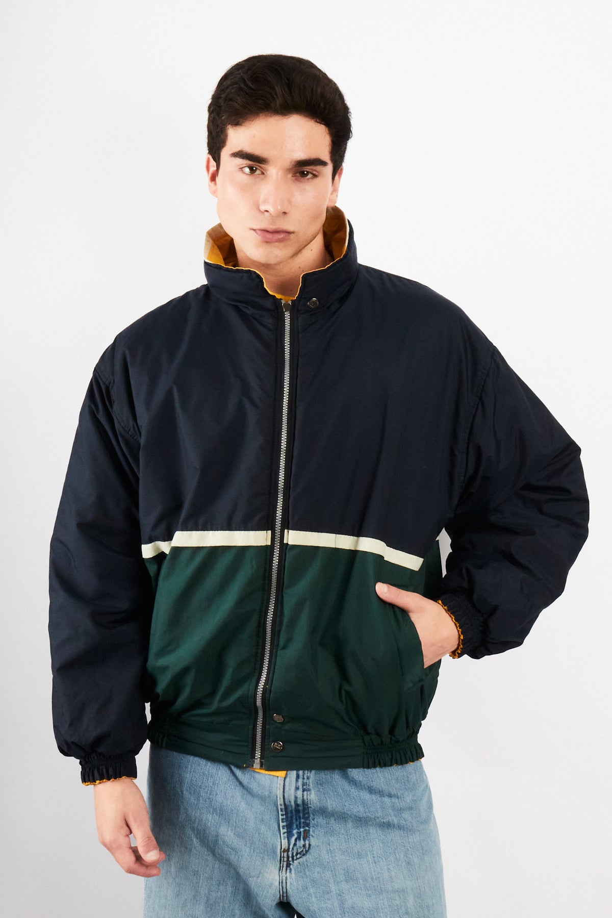 1990 Vintage Nautica Colorblock Reversible Jacket (M/L)