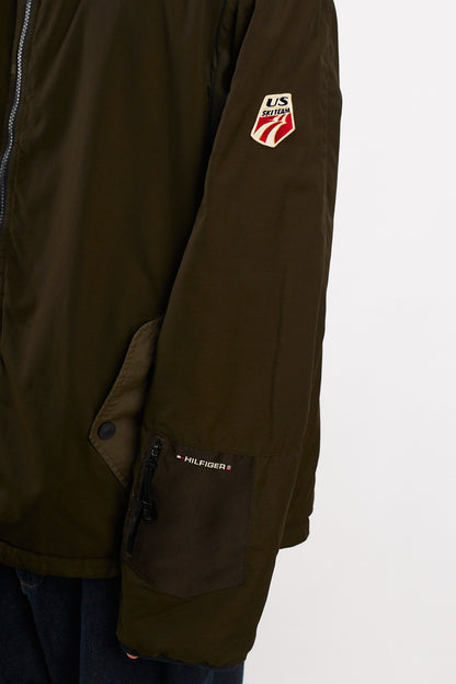 2000 Vintage Tommy Hilfiger US Ski Team Reversible Fleece Jacket