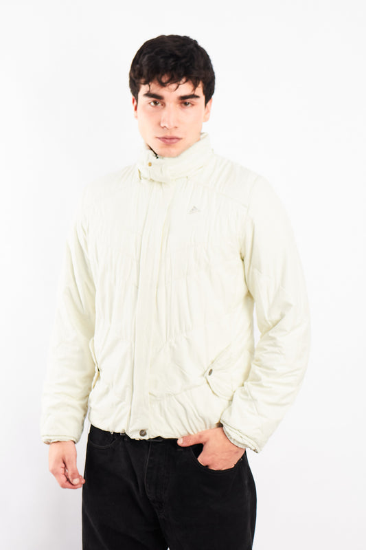 2010 Adidas Cream Puffer Jacket (S)