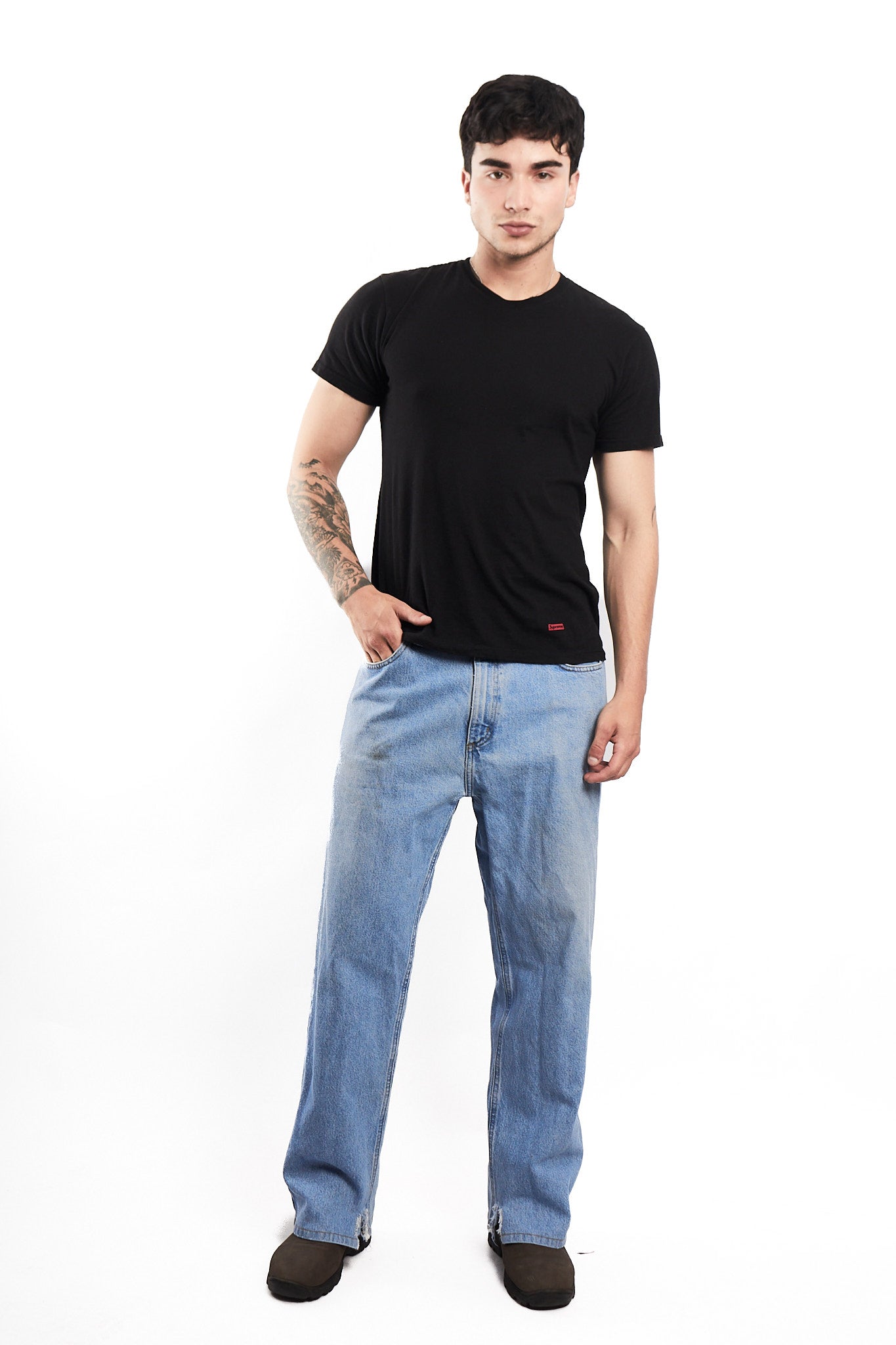 Vintage Carhartt Blue Stone wash Jean (36)