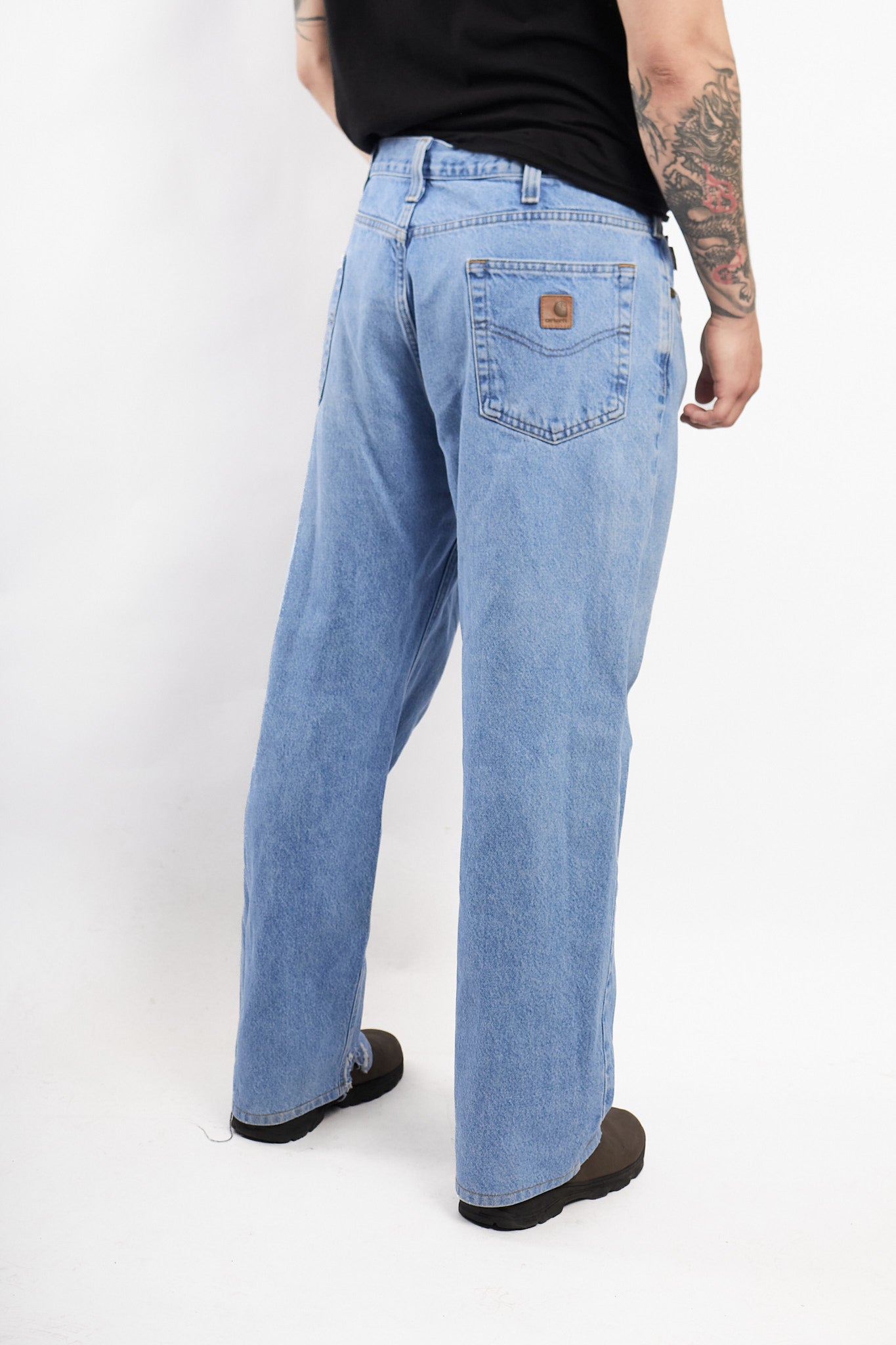 Vintage Carhartt Blue Stone wash Jean (36)