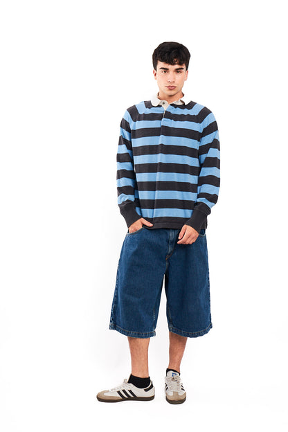 2000 GAP Striped Rugby Polo Shirt (M/L)