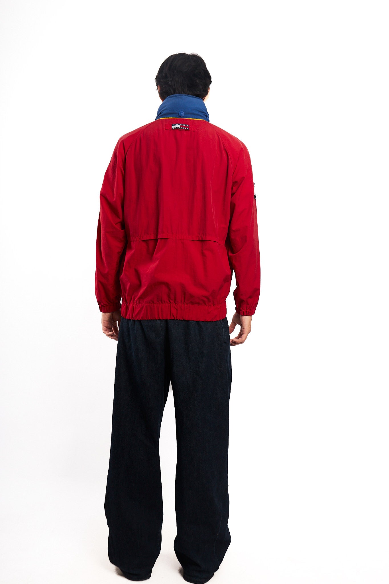 1990 Vintage Tommy Hilfiger Colorblock Spellout Jacket (M)