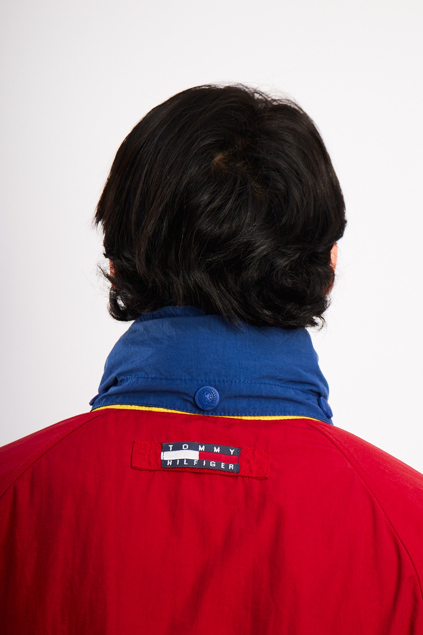 1990 Vintage Tommy Hilfiger Colorblock Spellout Jacket (M)