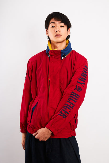 1990 Vintage Tommy Hilfiger Colorblock Spellout Jacket (M)