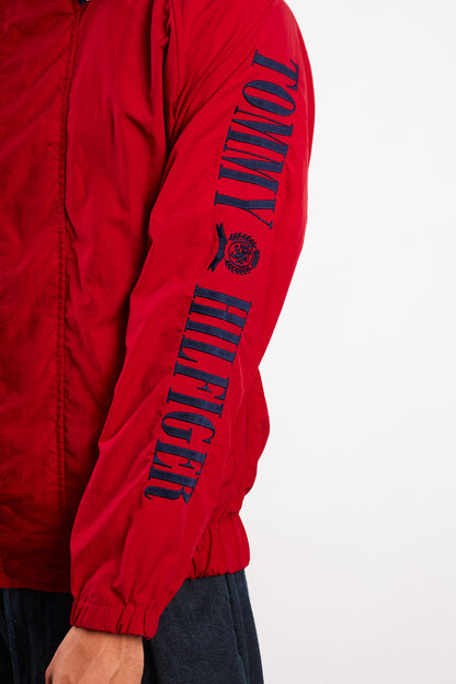 1990 Vintage Tommy Hilfiger Colorblock Spellout Jacket (M)