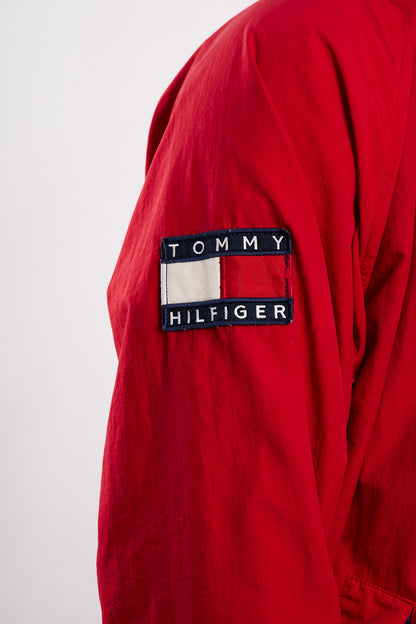 1990 Vintage Tommy Hilfiger Colorblock Spellout Jacket (M)