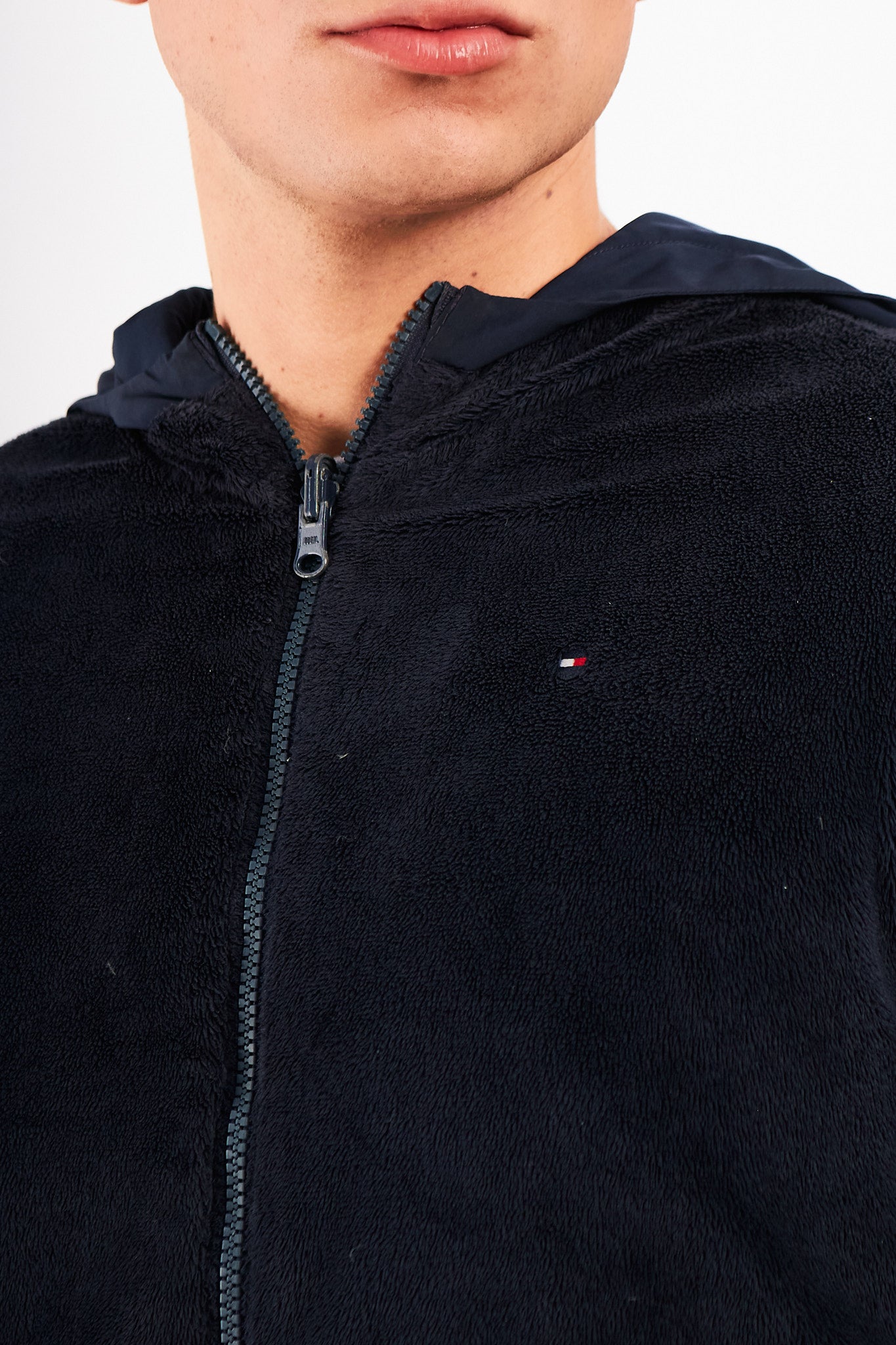 2000 Vintage Tommy Hilfiger Windbreaker/Sherpa Jacket (S)