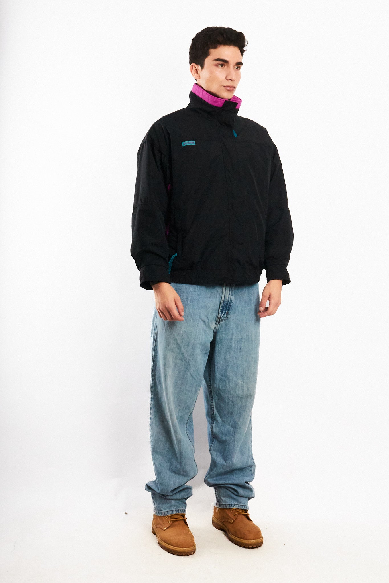 1990 Vintage Columbia Radial Sleeve Bugaboo Impermeable Jacket (M)