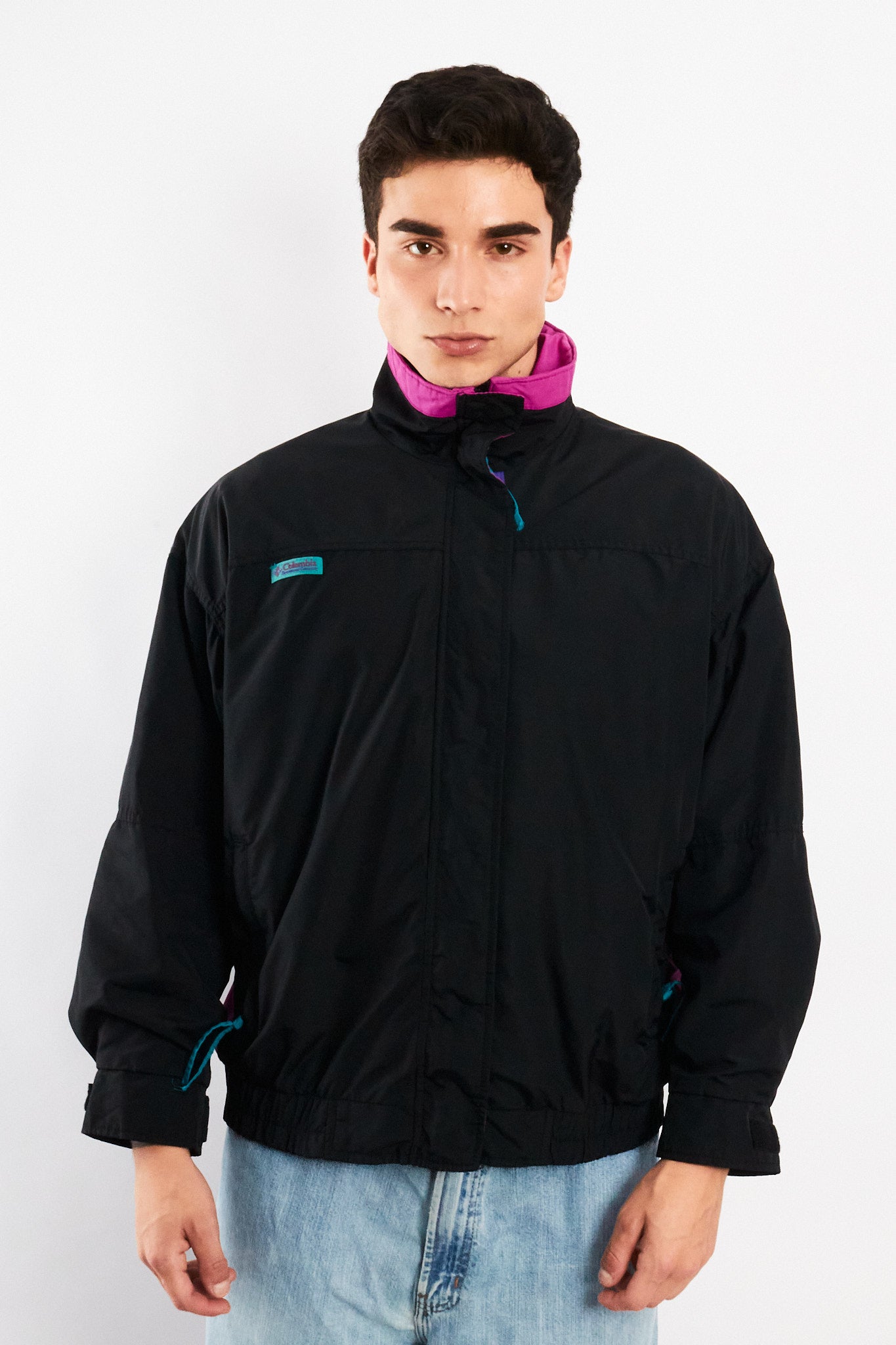 1990 Vintage Columbia Radial Sleeve Bugaboo Impermeable Jacket (M)
