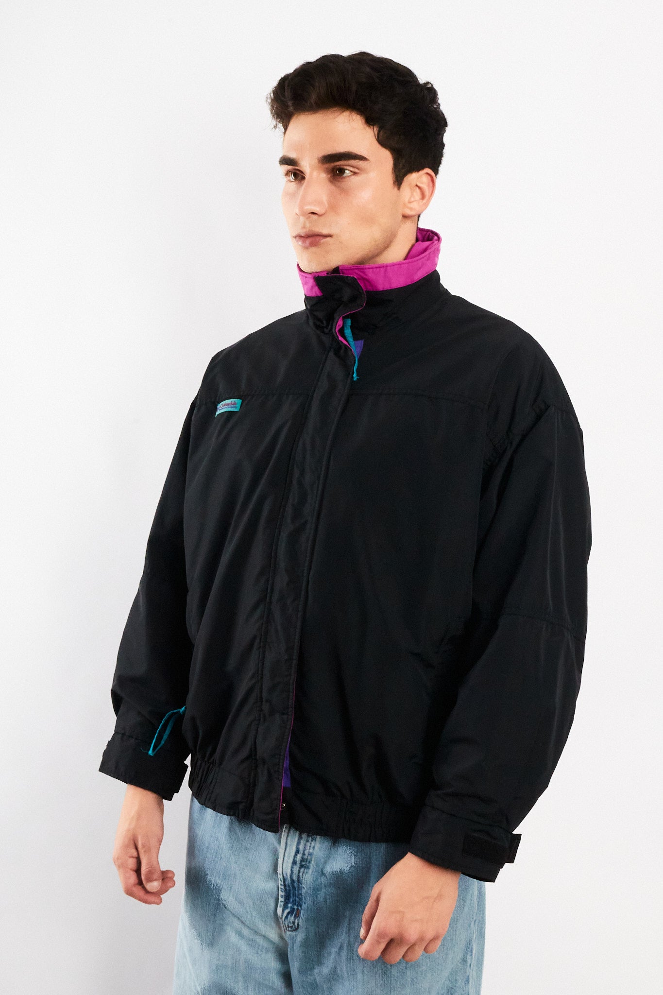 1990 Vintage Columbia Radial Sleeve Bugaboo Impermeable Jacket (M)