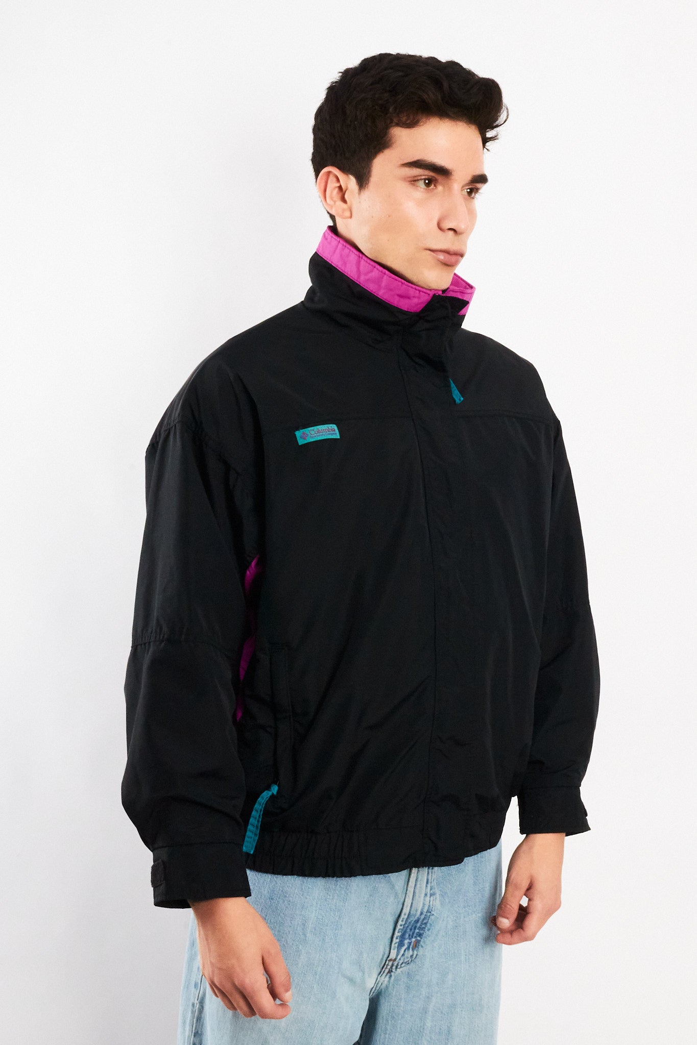 1990 Vintage Columbia Radial Sleeve Bugaboo Impermeable Jacket (M)