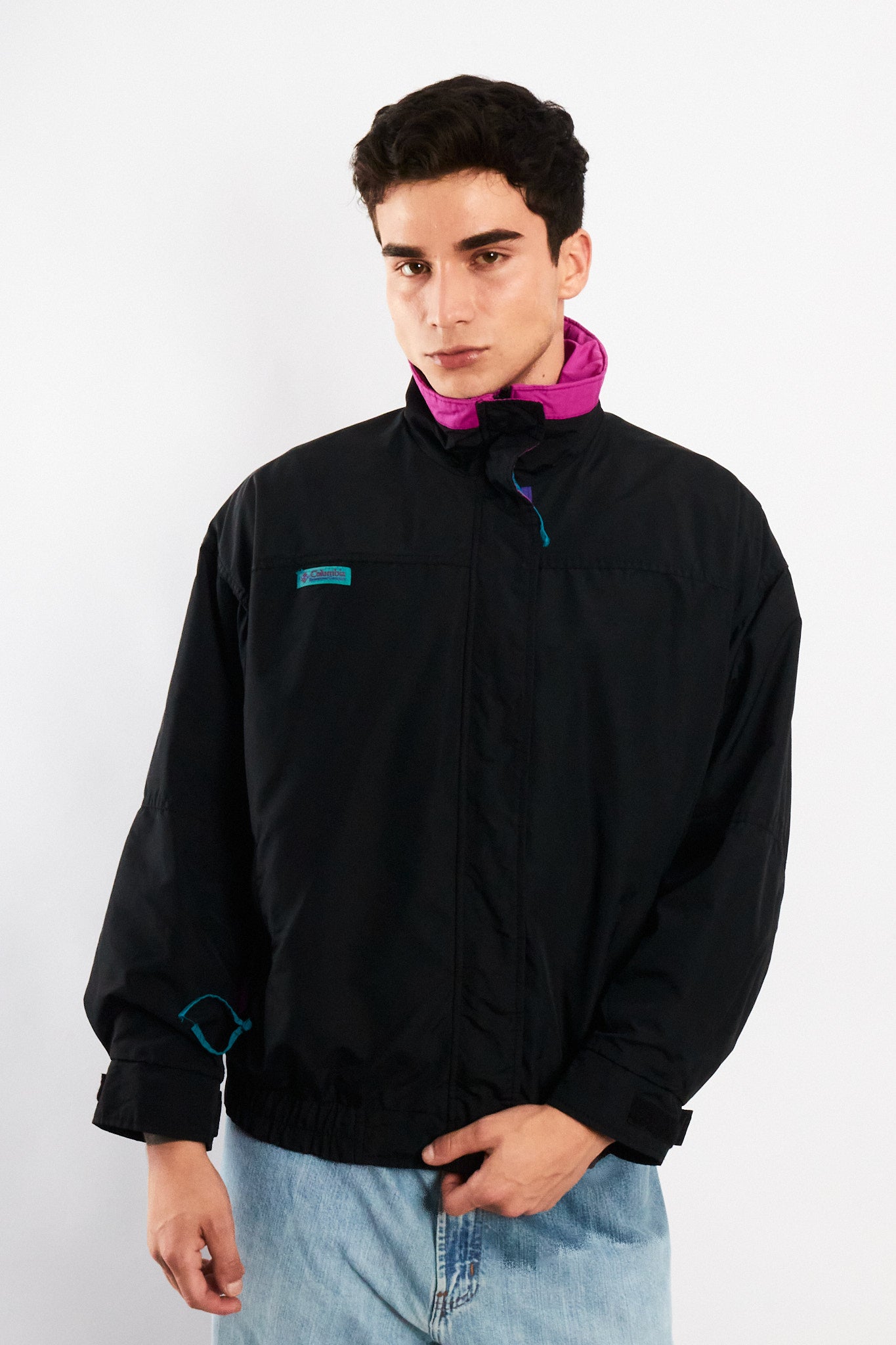 1990 Vintage Columbia Radial Sleeve Bugaboo Impermeable Jacket (M)