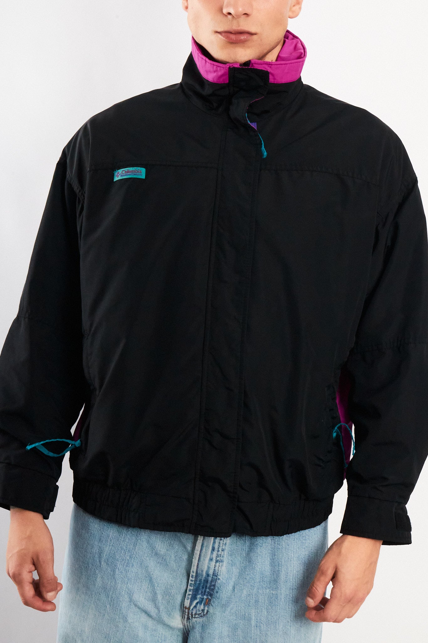 1990 Vintage Columbia Radial Sleeve Bugaboo Impermeable Jacket (M)