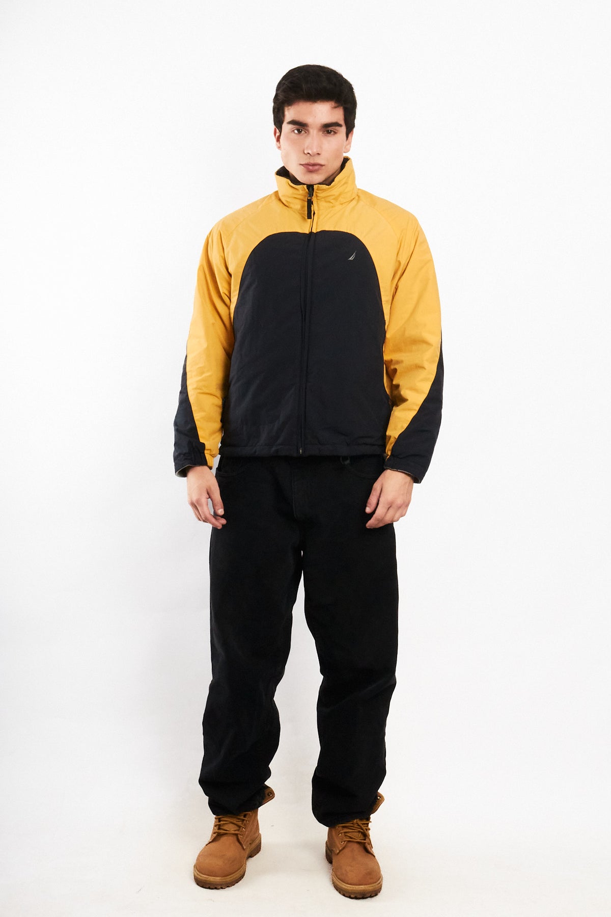 2000 Vintage Nautica Reversible Windbreaker/Polar Jacket (S/M)