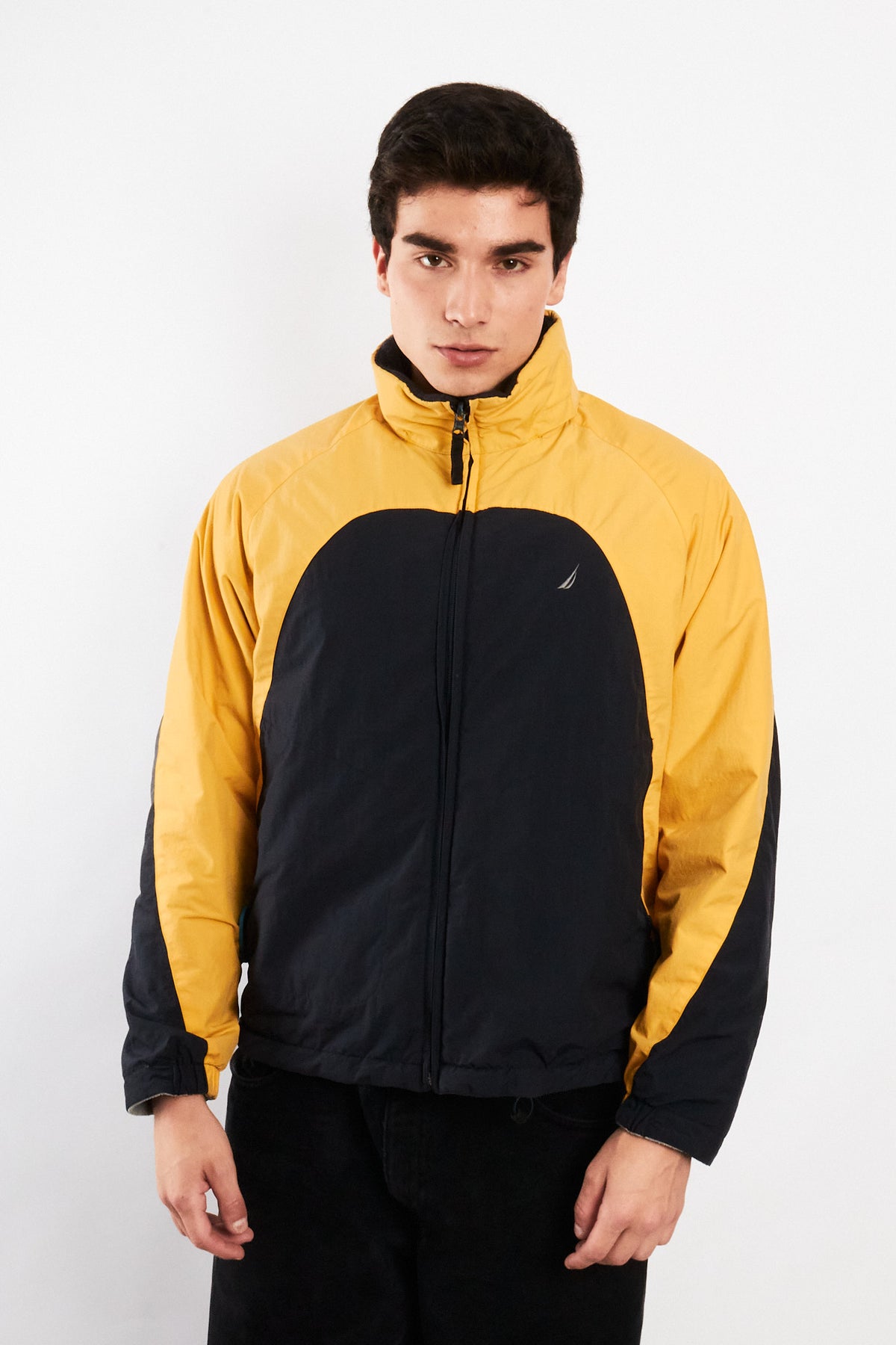 2000 Vintage Nautica Reversible Windbreaker/Polar Jacket (S/M)