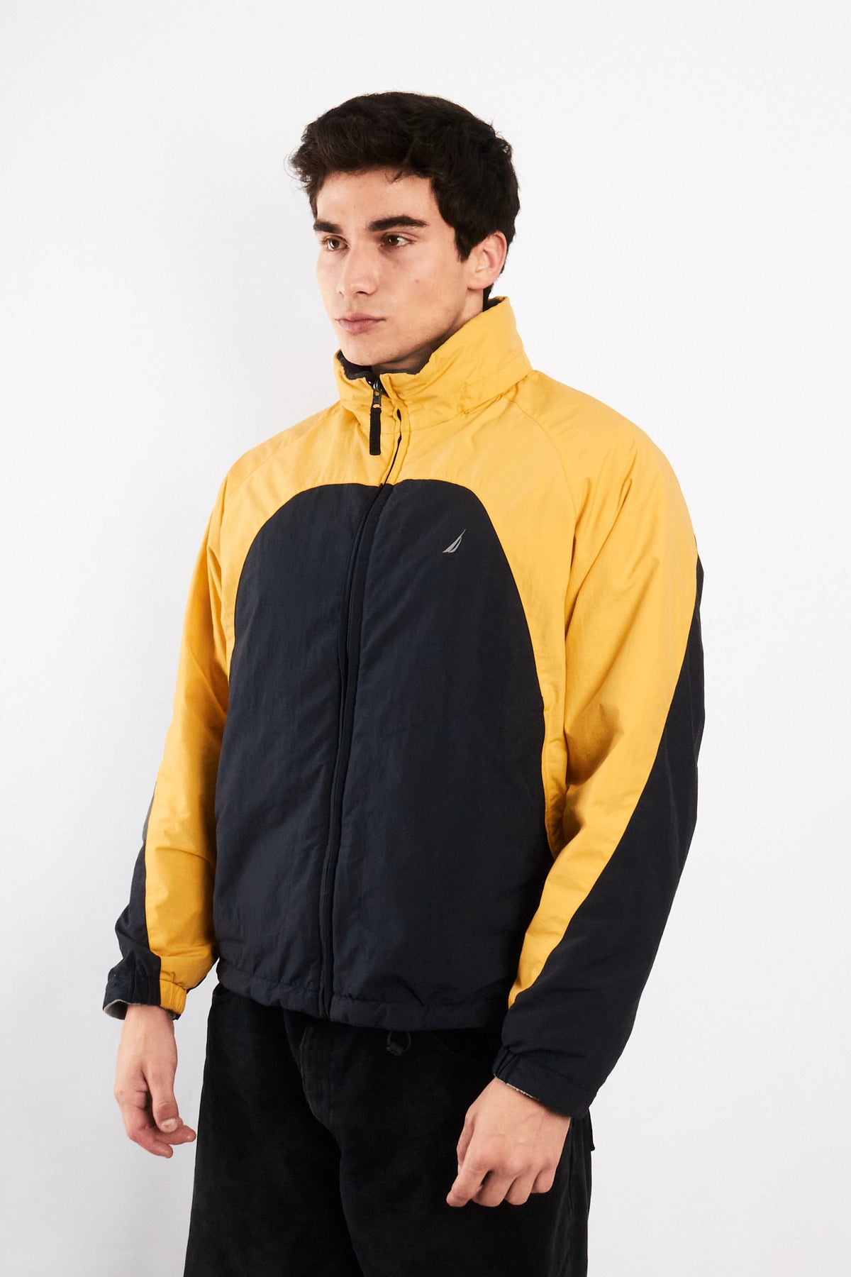 2000 Vintage Nautica Reversible Windbreaker/Polar Jacket (S/M)