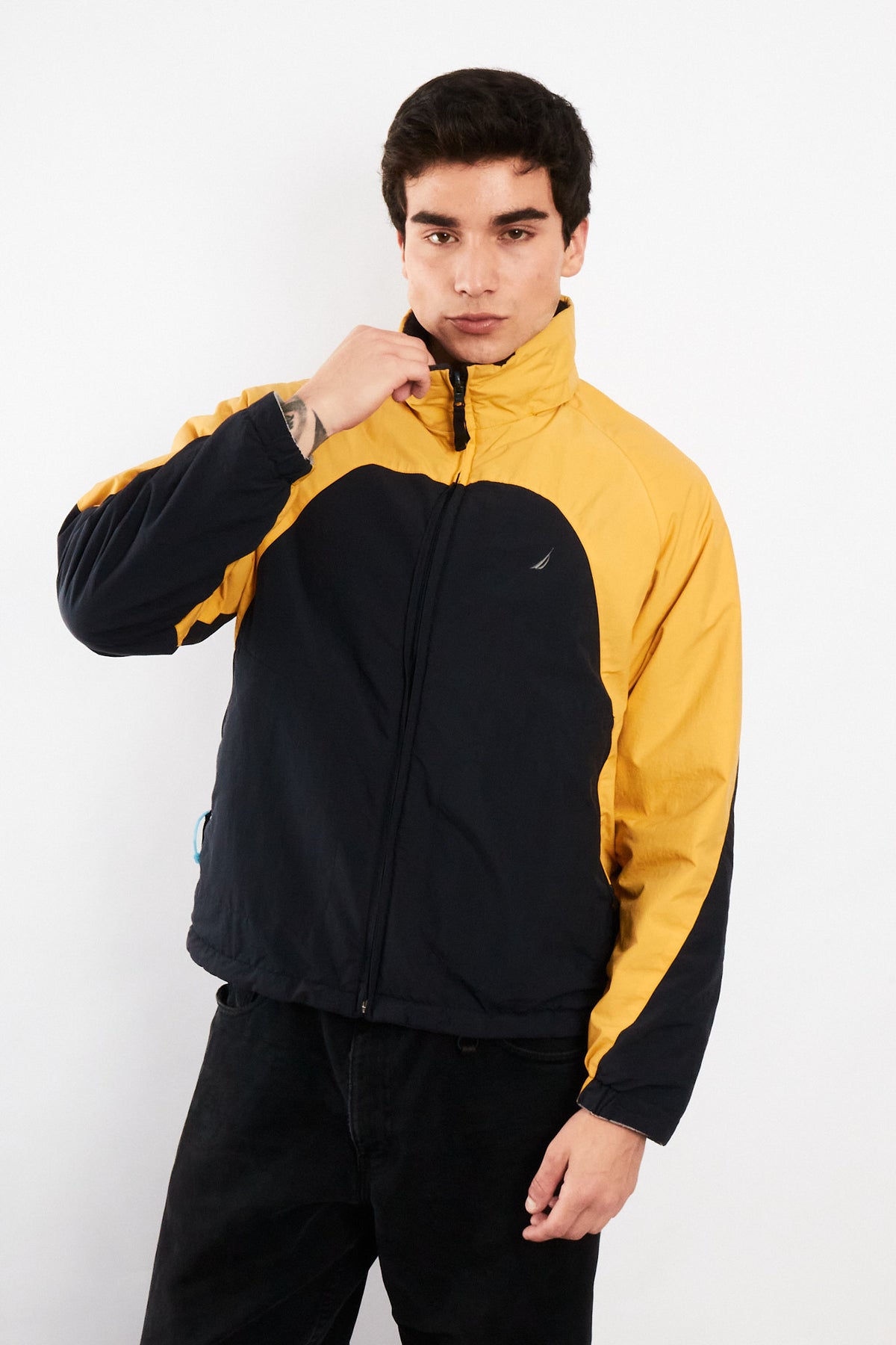 2000 Vintage Nautica Reversible Windbreaker/Polar Jacket (S/M)