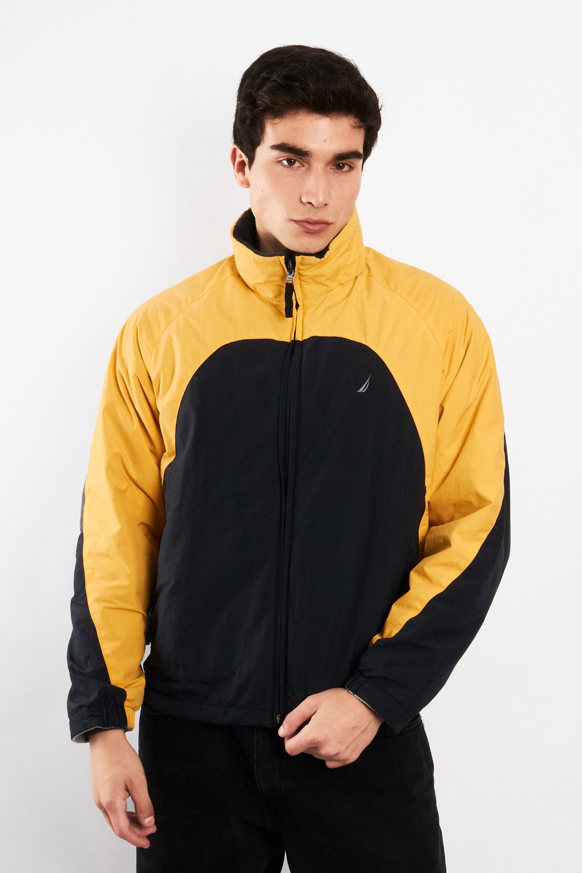 2000 Vintage Nautica Reversible Windbreaker/Polar Jacket (S/M)