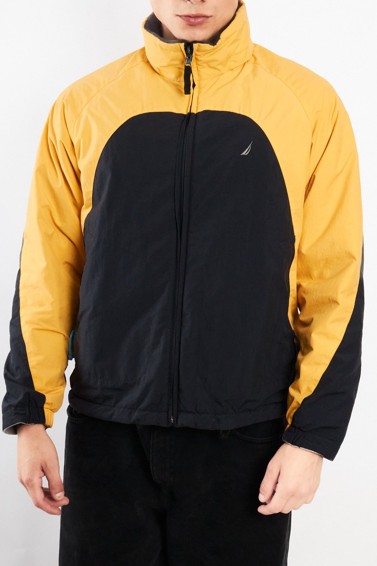 2000 Vintage Nautica Reversible Windbreaker/Polar Jacket (S/M)