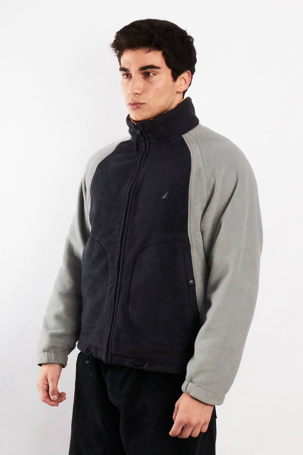 2000 Vintage Nautica Reversible Windbreaker/Polar Jacket (S/M)