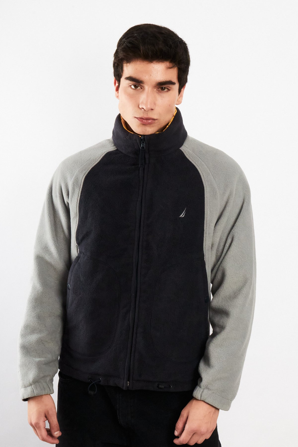 2000 Vintage Nautica Reversible Windbreaker/Polar Jacket (S/M)