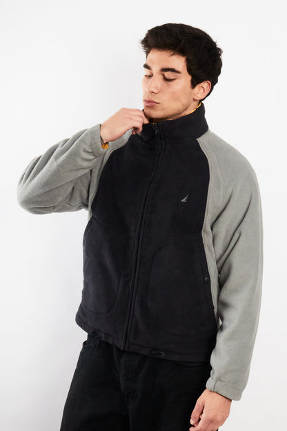 2000 Vintage Nautica Reversible Windbreaker/Polar Jacket (S/M)
