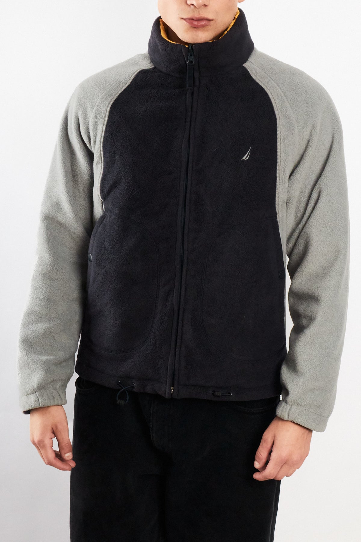 2000 Vintage Nautica Reversible Windbreaker/Polar Jacket (S/M)