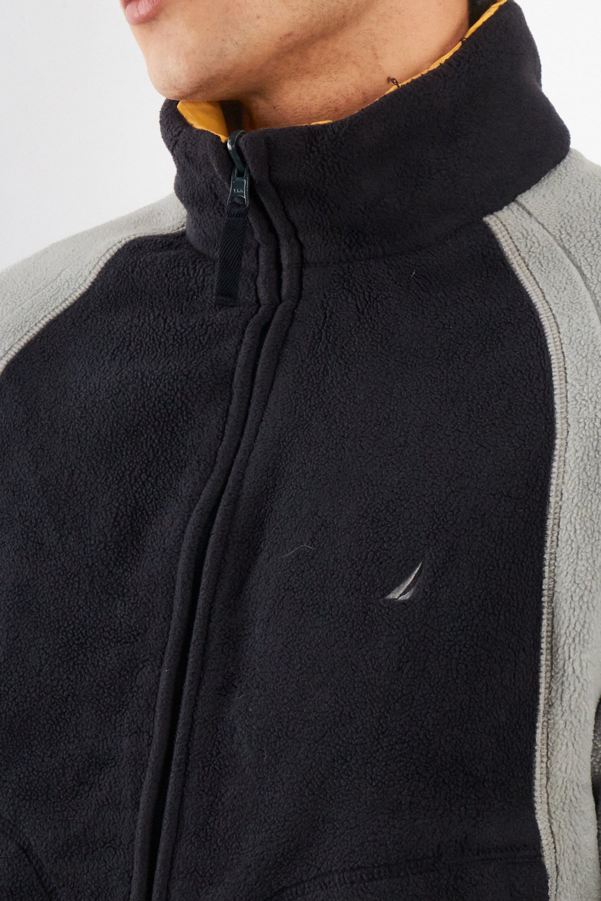 2000 Vintage Nautica Reversible Windbreaker/Polar Jacket (S/M)