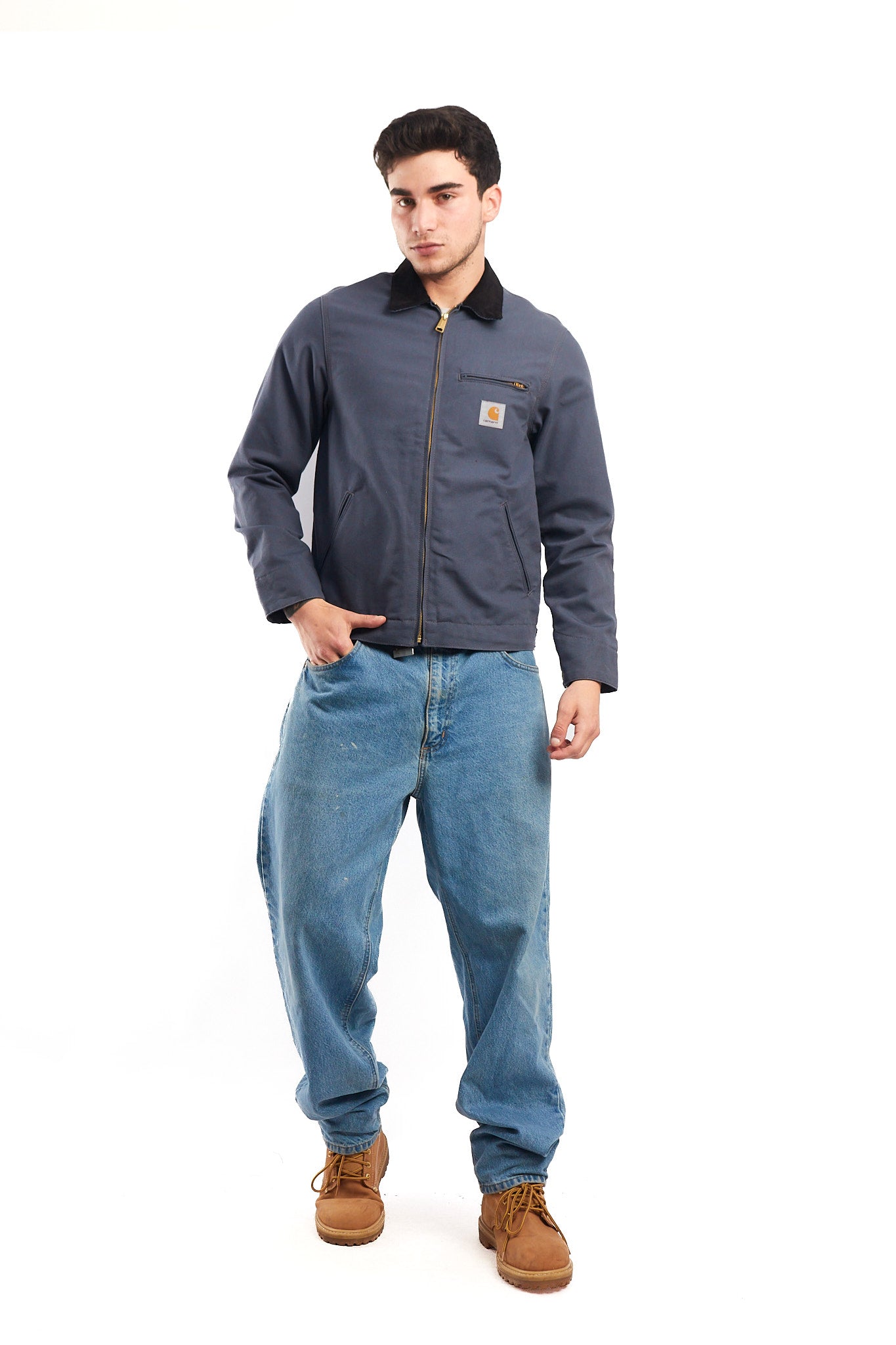 Carhartt WIP Dove Gray Detroit Jacket (S/M)