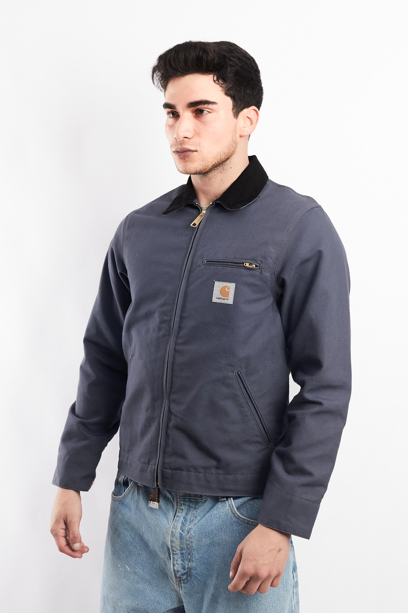 Carhartt WIP Dove Gray Detroit Jacket (S/M)