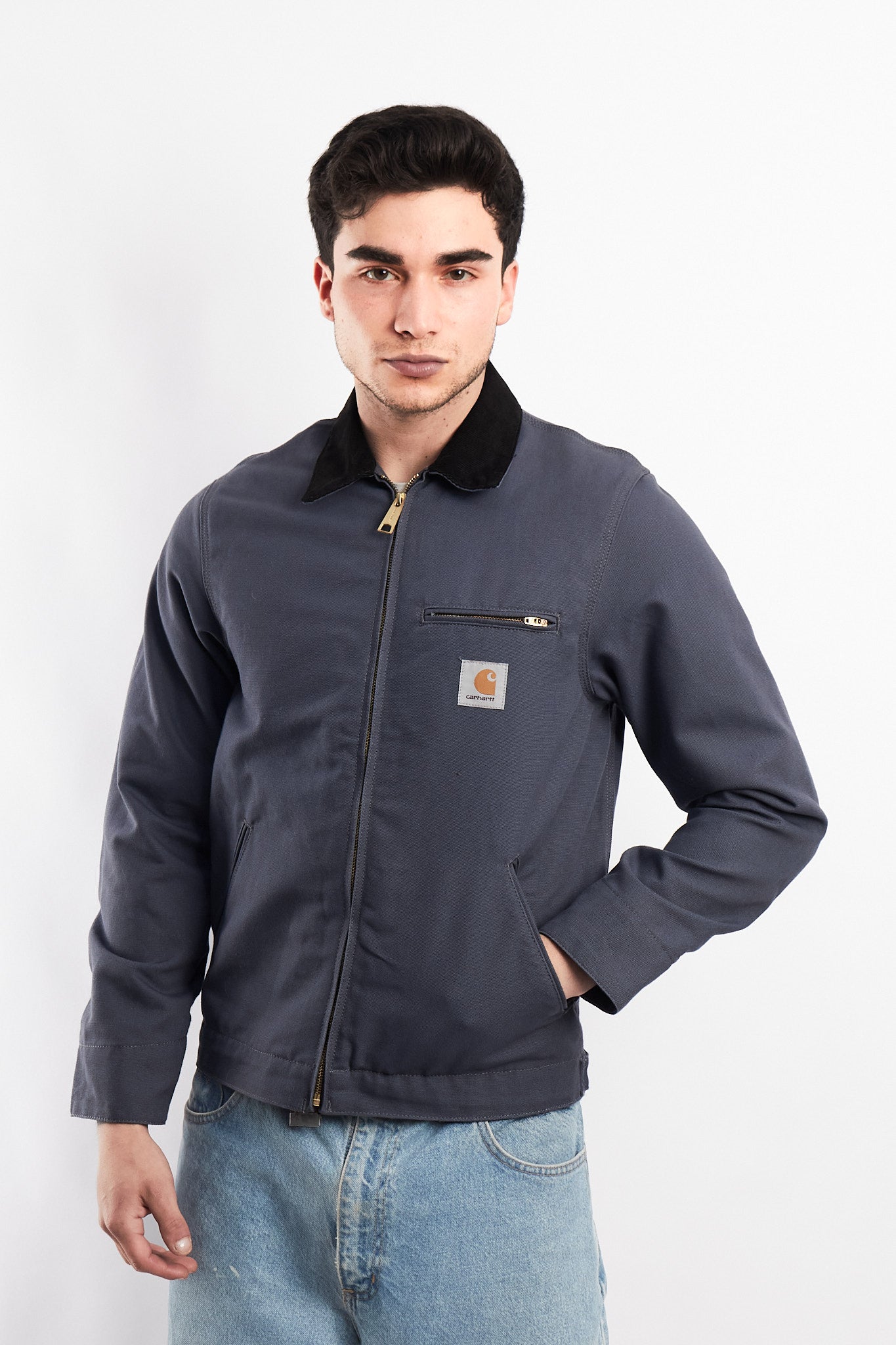 Carhartt WIP Dove Gray Detroit Jacket (S/M)