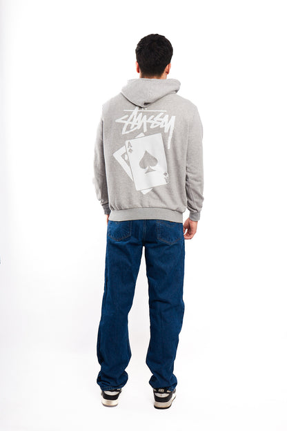 2000 Stussy Gray Card Hoodie  (M/L)