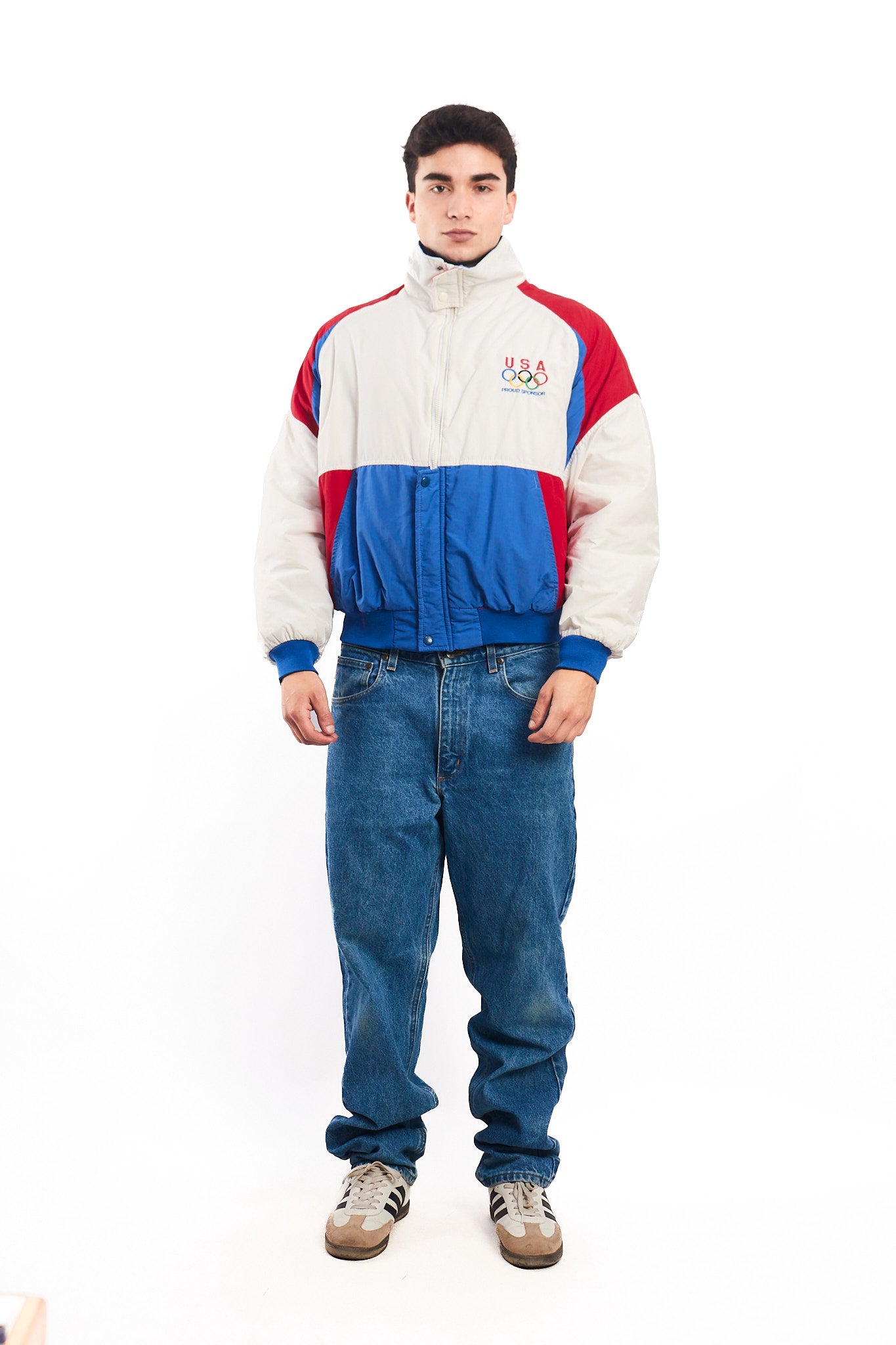 1992 Vintage Swingster Olympic Game USA Bomber Jacket (M)