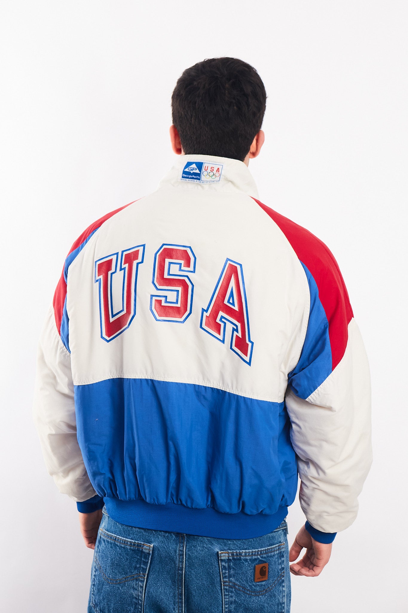 1992 Vintage Swingster Olympic Game USA Bomber Jacket (M)