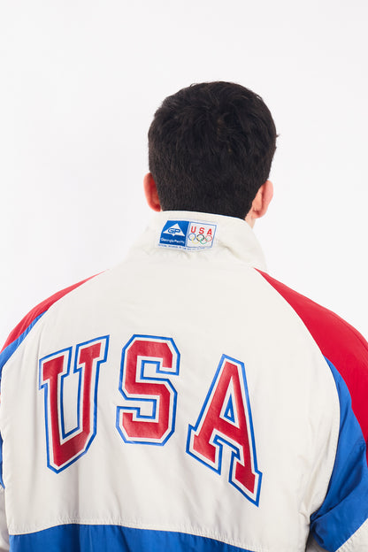 1992 Vintage Swingster Olympic Game USA Bomber Jacket (M)
