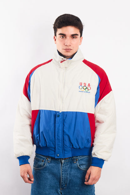 1992 Vintage Swingster Olympic Game USA Bomber Jacket (M)