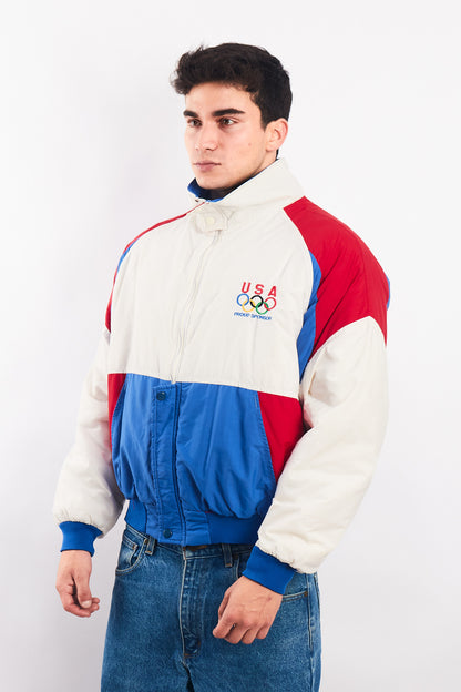 1992 Vintage Swingster Olympic Game USA Bomber Jacket (M)