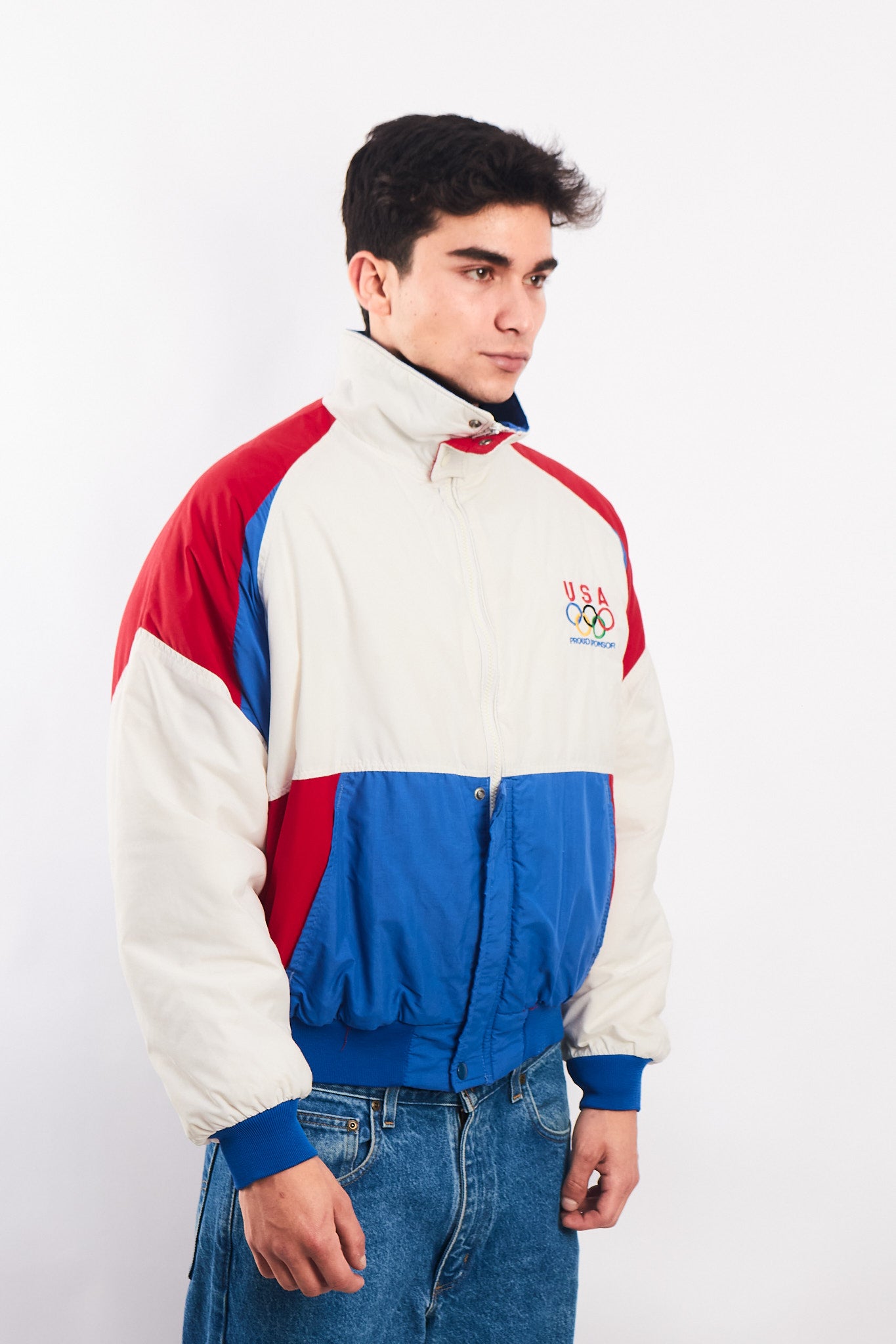 1992 Vintage Swingster Olympic Game USA Bomber Jacket (M)