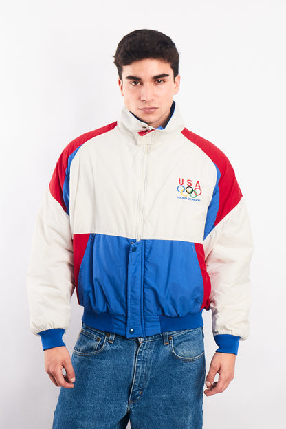 1992 Vintage Swingster Olympic Game USA Bomber Jacket (M)