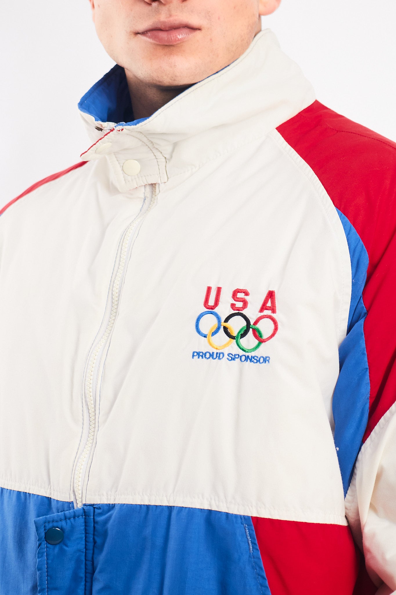1992 Vintage Swingster Olympic Game USA Bomber Jacket (M)
