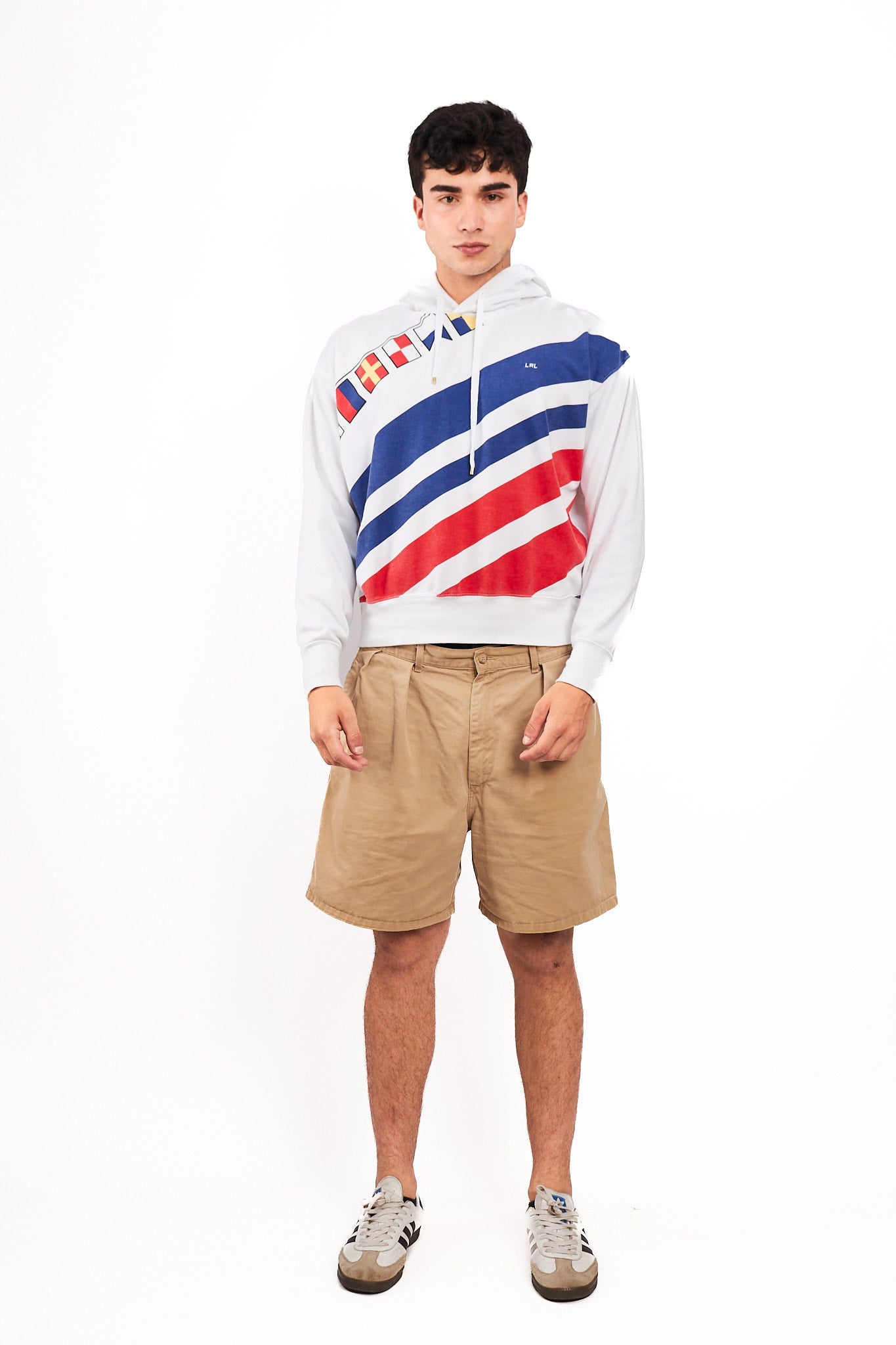 1990 Vintage Ralph Lauren Big Logo Sailing Hoodie (S/M)