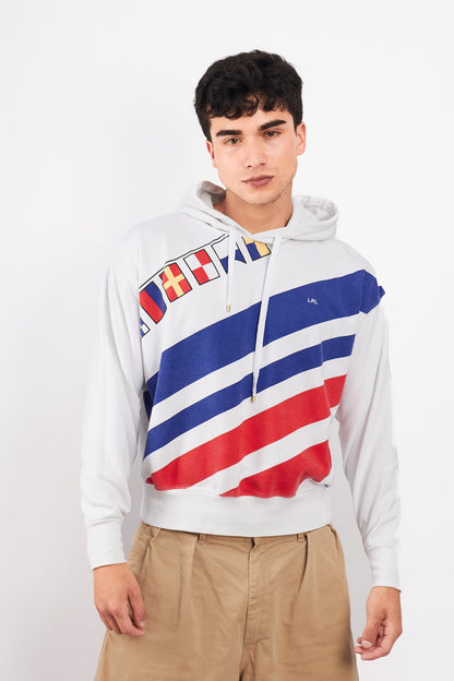 1990 Vintage Ralph Lauren Big Logo Sailing Hoodie (S/M)