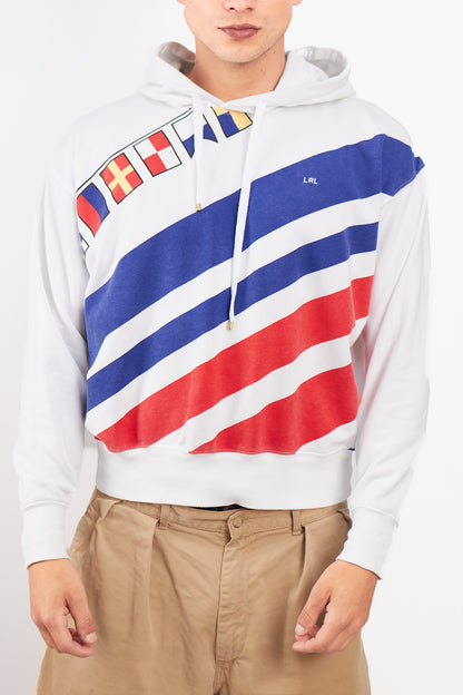 1990 Vintage Ralph Lauren Big Logo Sailing Hoodie (S/M)